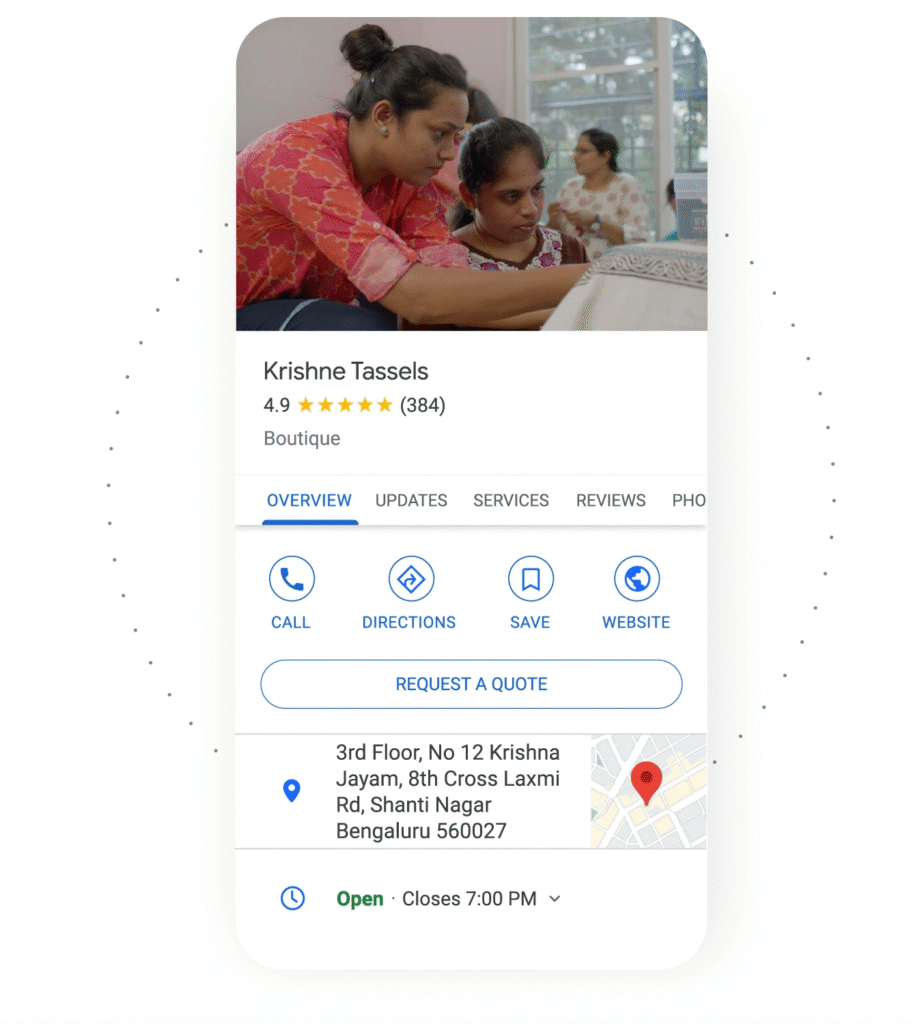 List Profile on Google Business